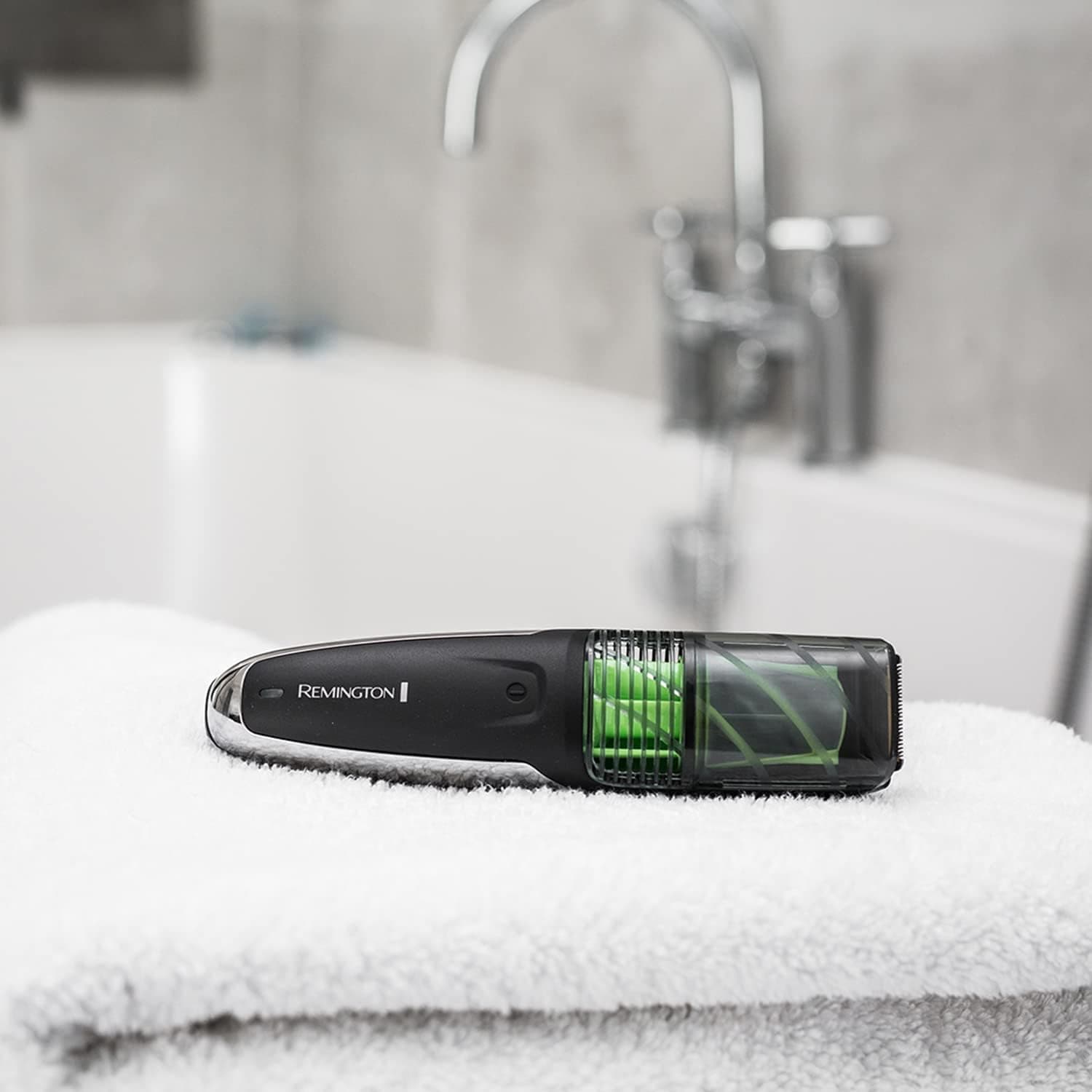 Remington Mens Beard and Stubble Trimmer with Vacuum Chamber to Catch Trimmed Hair - MB6850 - 6